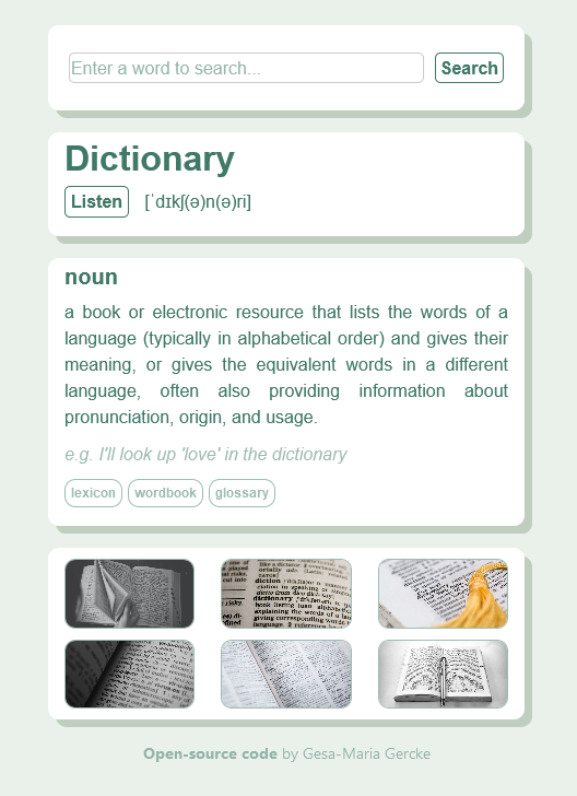 dictionary app